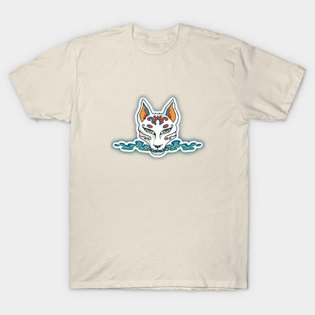 Kitsune Mask T-Shirt by KirmiziKoi